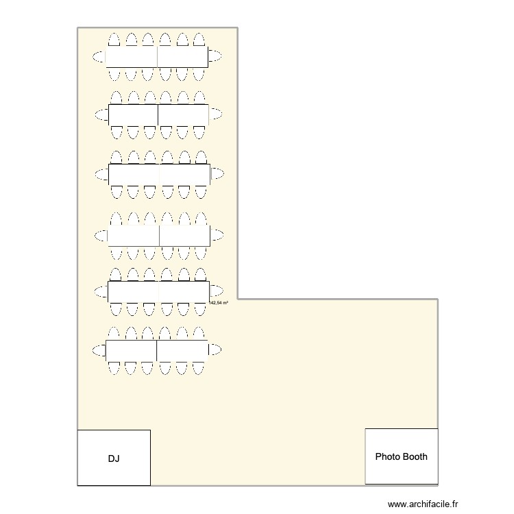 plan mariage 3. Plan de 0 pièce et 0 m2