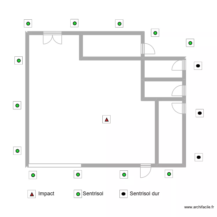CROUZET. Plan de 5  et 102 m²