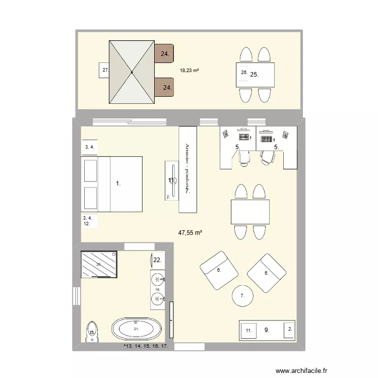 STSH suite. Plan de STSH suite. Plan de