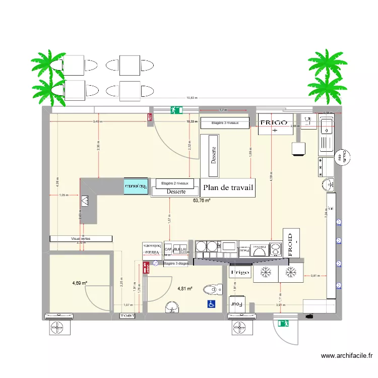 NATH HIBISCUS 2026 BIS 1. Plan de 3 et 73 m² NATH HIBISCUS 2026 BIS 1. Plan de 3 et 73 m²