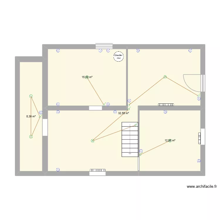 Maison PEUPLIERS - SS. Plan de 
