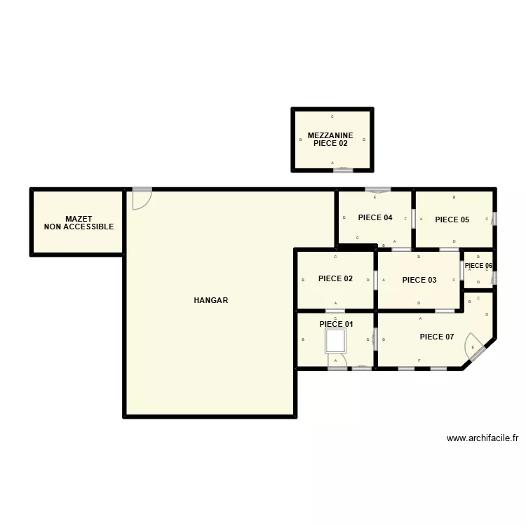PLAN VAUVERT PLB MAZET. Plan de 11 et 81 m² PLAN VAUVERT PLB MAZET. Plan de 11 et 81 m²