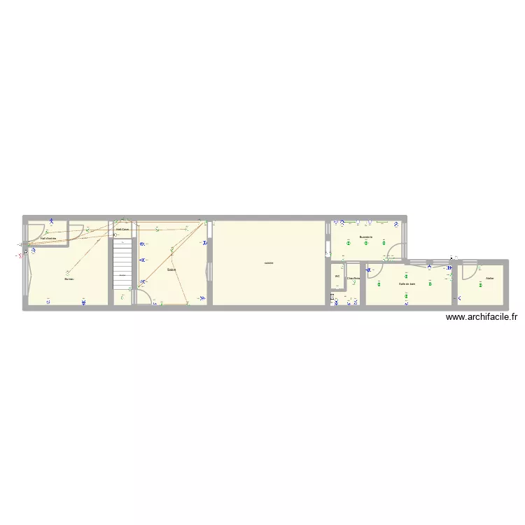 Plan Electrique V1.3.2. Plan de 27  et 225 m²