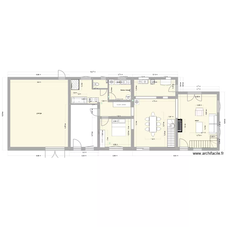 laborde plan avec projet. Plan de 