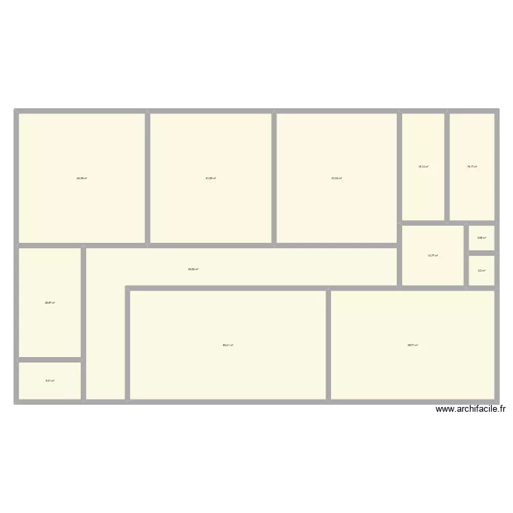 Ecole. Plan de 13 et 498 m² Ecole. Plan de 13 et 498 m²