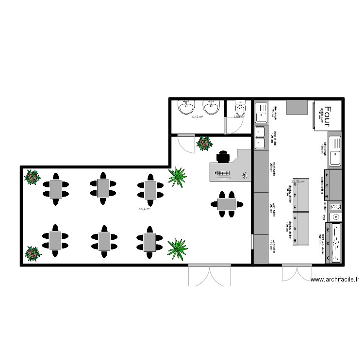 almawalih turkey. Plan de 4 pièces et 94 m2