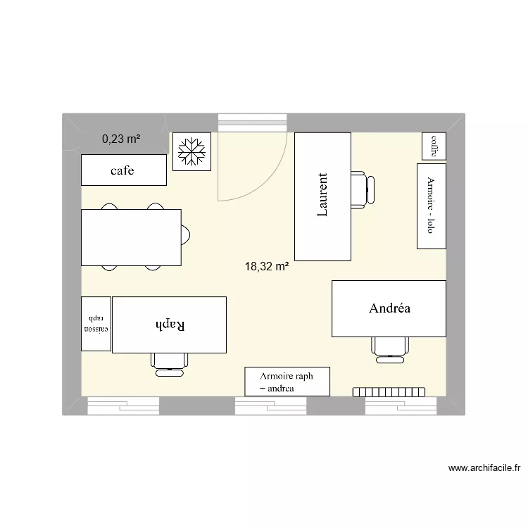 nouveau bureau. Plan de nouveau bureau. Plan de