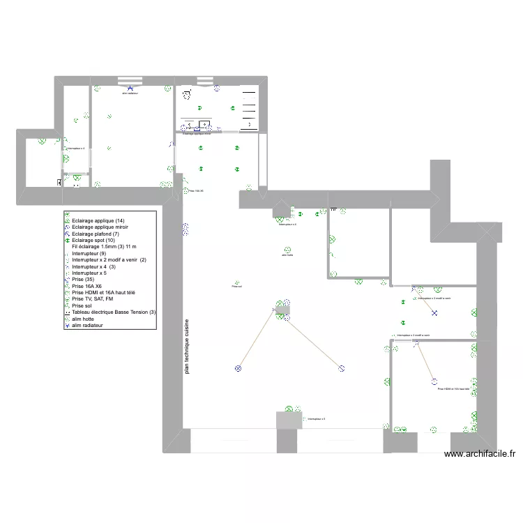 renou elec. Plan de 3 et 27 m² renou elec. Plan de 3 et 27 m²