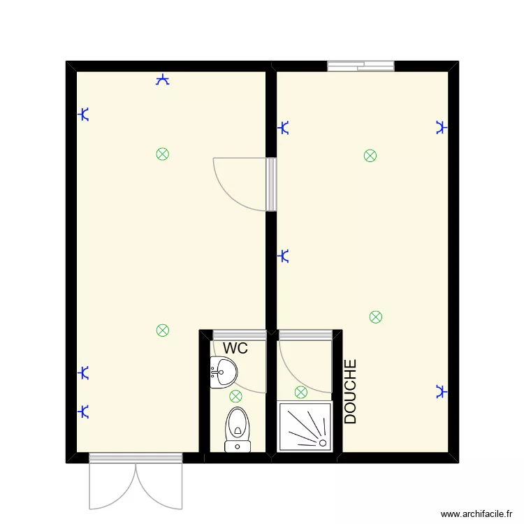 HERVE. Plan de 4 et 31 m² HERVE. Plan de 4 et 31 m²