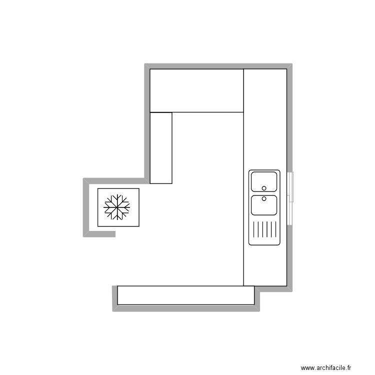 cuisine. Plan de 0 pièce et 0 m2