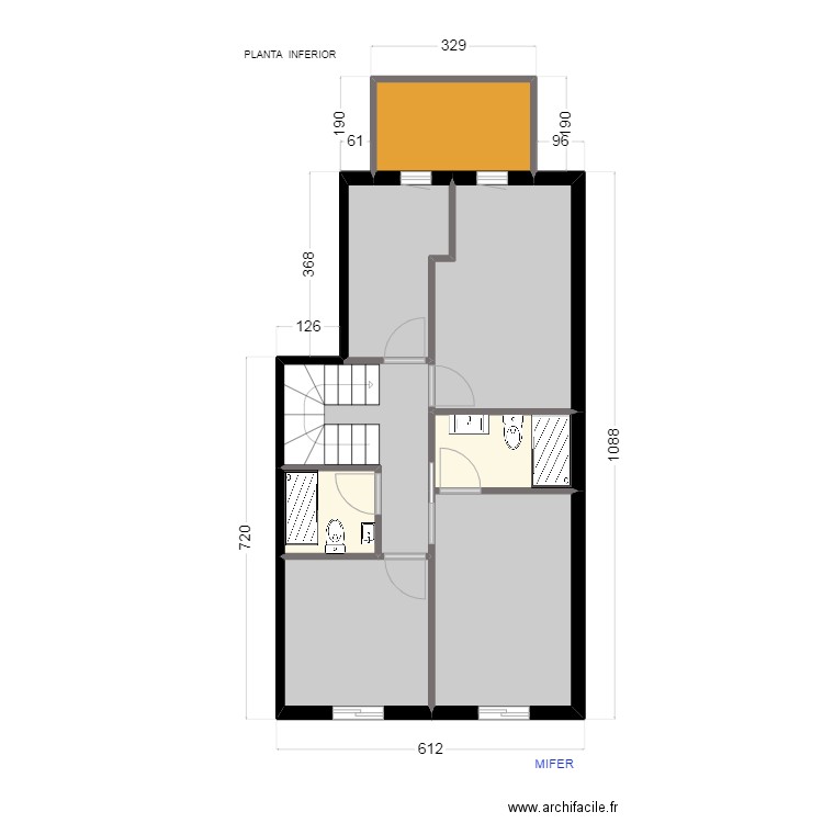 Mariane  (Reforma vivienda ) Els Omellons PLANTA  INFERIOR. Plan de 0 pièce et 0 m2
