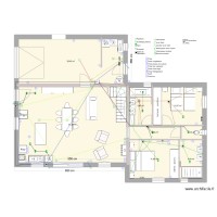 Plan maison éclairage