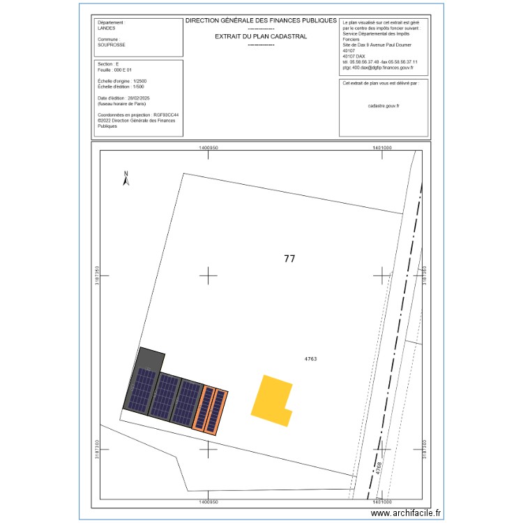 DUMARTIN. Plan de 0 pièce et 0 m2