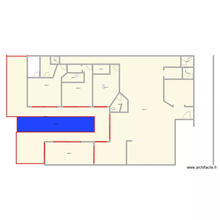 maison a a. Plan de 