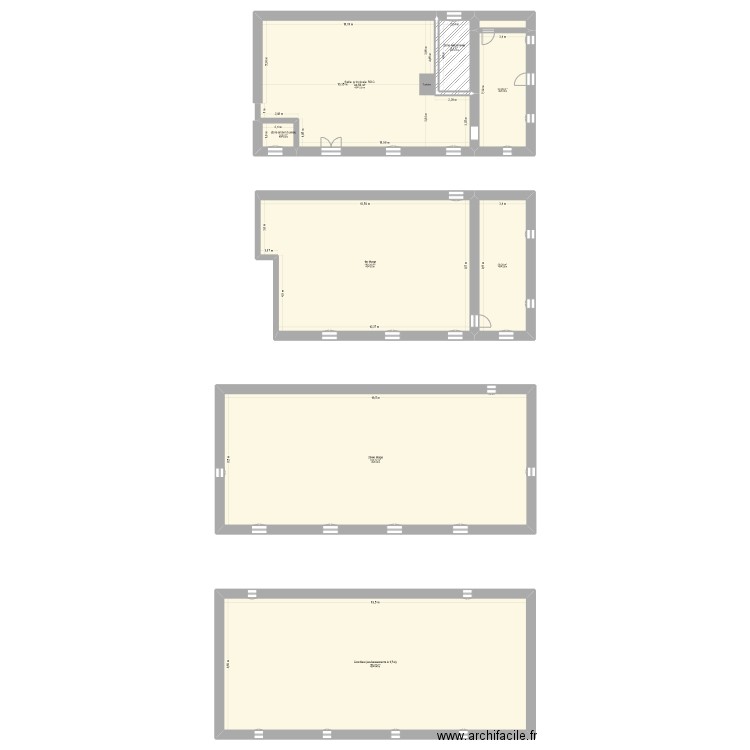 Moulin - Vaumas. Plan de 9 pièces et 600 m2