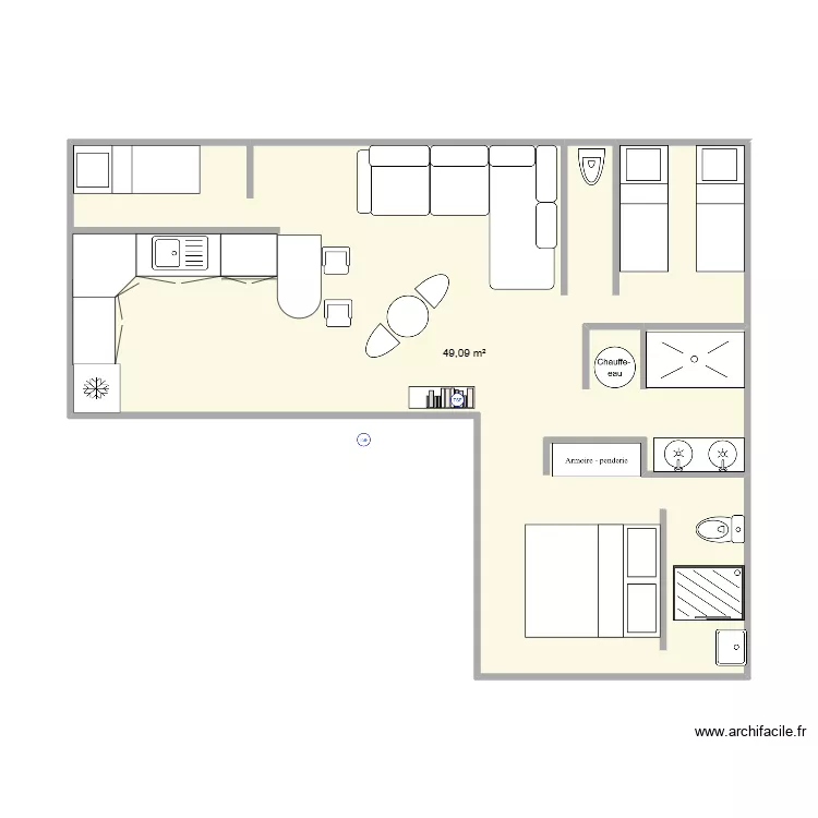 BLAI   4. Plan de 1  et 49 m²