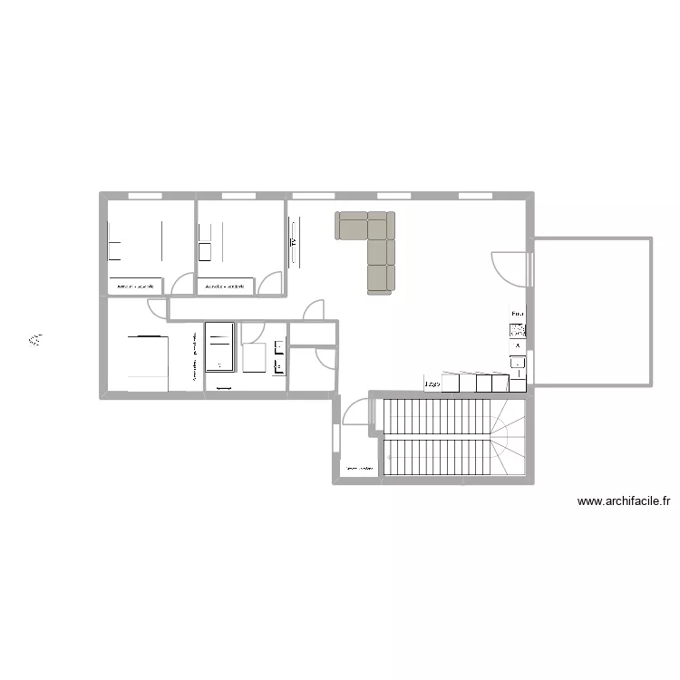 acacia 2ND PETIT DEUXIEME 3. Plan de 9  et 130 m²