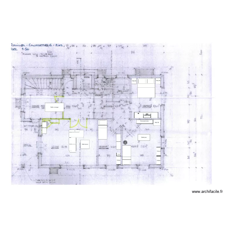 Maison riaz 2. Plan de 