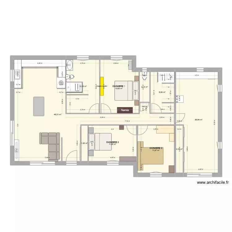 st paul 2. Plan de 10 Pièces et 137 m² st paul 2. Plan de 10 Pièces et 137 m²