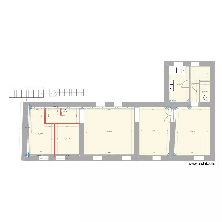 Maison Yoan& Romane2. Plan de 14  et 106 m²
