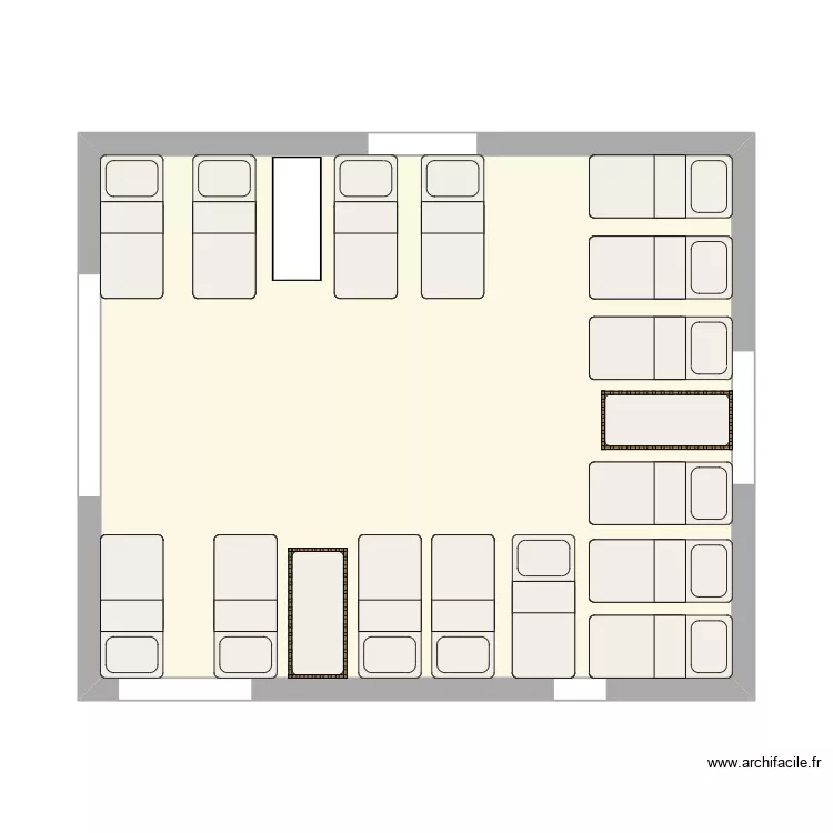 PLAN DE SIESTE. Plan de 1 Pièce et 41 m² PLAN DE SIESTE. Plan de 1 Pièce et 41 m²