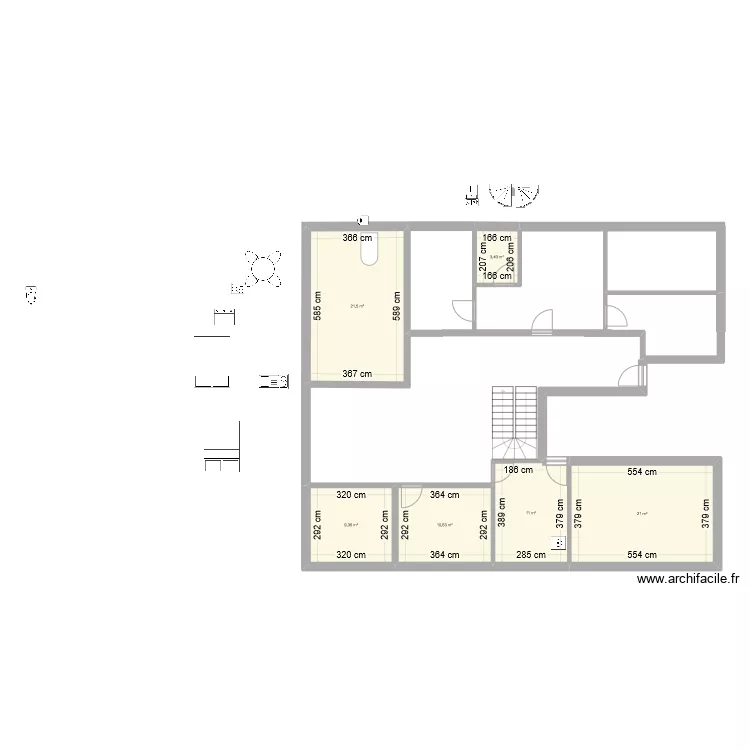 Jacqueville. Plan de Jacqueville. Plan de