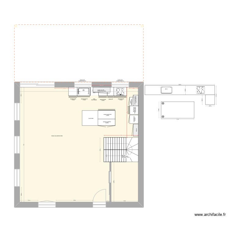 Erasme_v4_cuisine2. Plan de 8 pièces et 129 m2