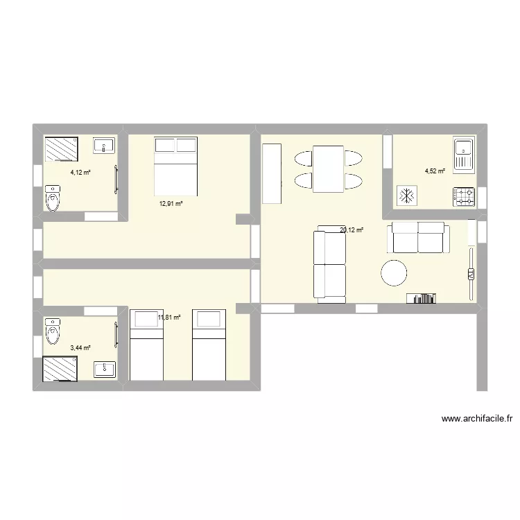 Maison Village 1. Plan de Maison Village 1. Plan de