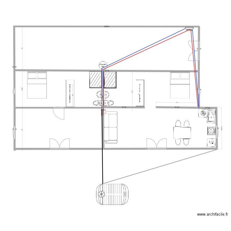 can 2. Plan de 0 pièce et 0 m2
