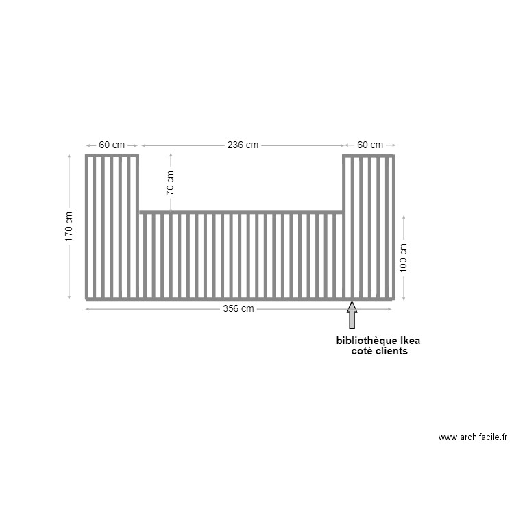 modification arrière réception . Plan de 0 pièce et 0 m2