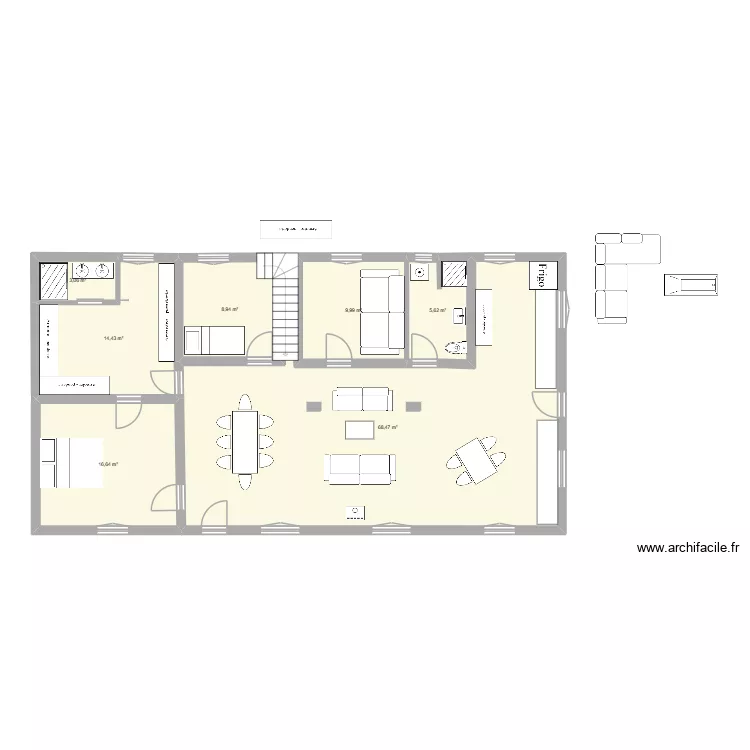 hurigny. Plan de 7 pièces et 127 m² hurigny. Plan de 7 pièces et 127 m²