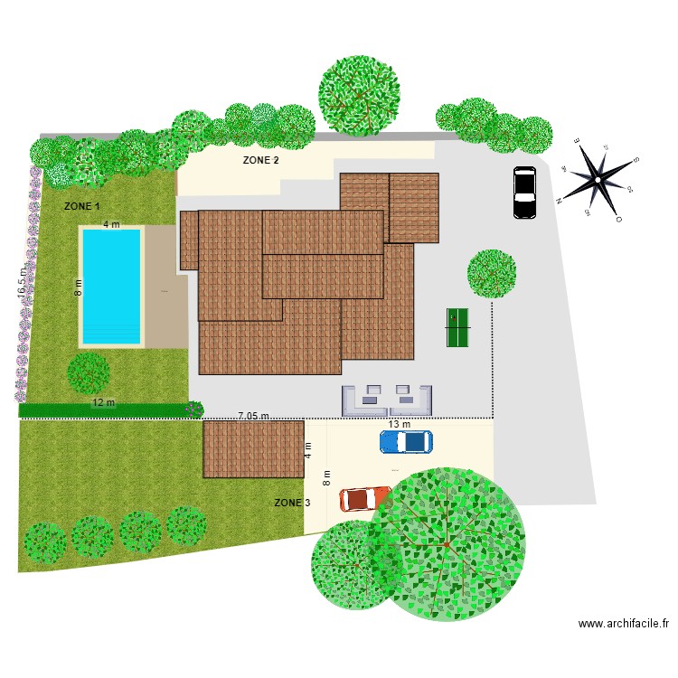 chemin petit bosquet. Plan de 0 pièce et 0 m2