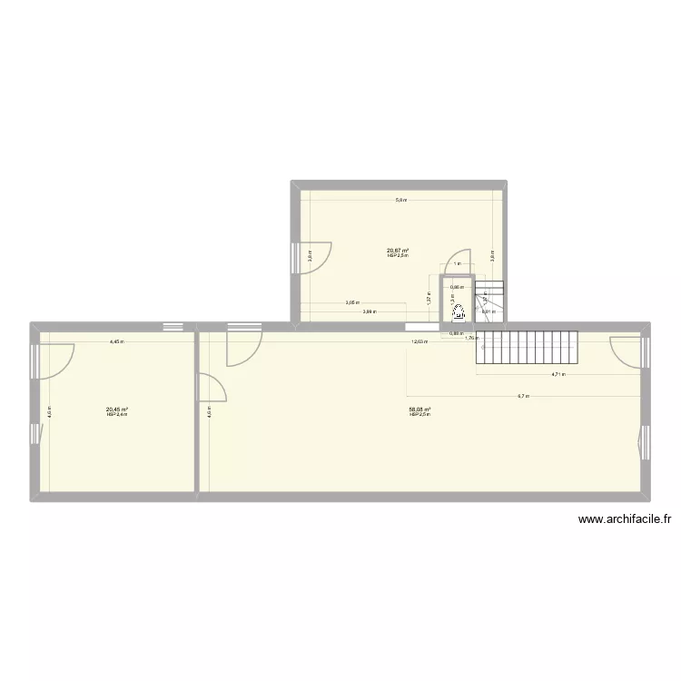 MAGALI. Plan de 4 pièces et 100 m²