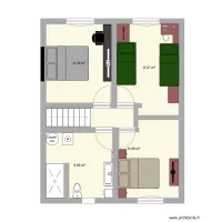 Plan &eacute;tage Am&eacute;nager