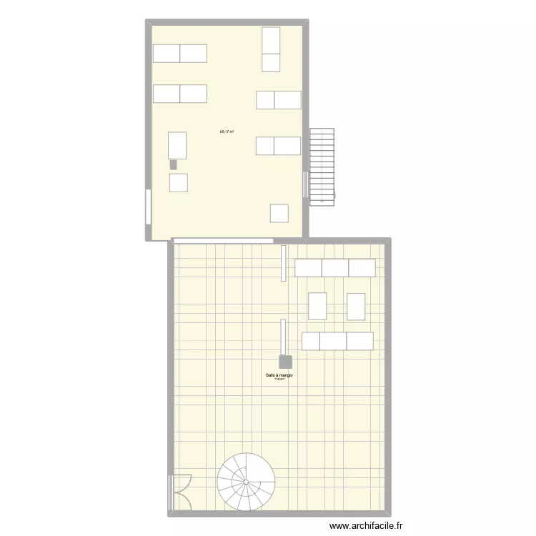 CMGM SAM. Plan de 2  et 179 m²