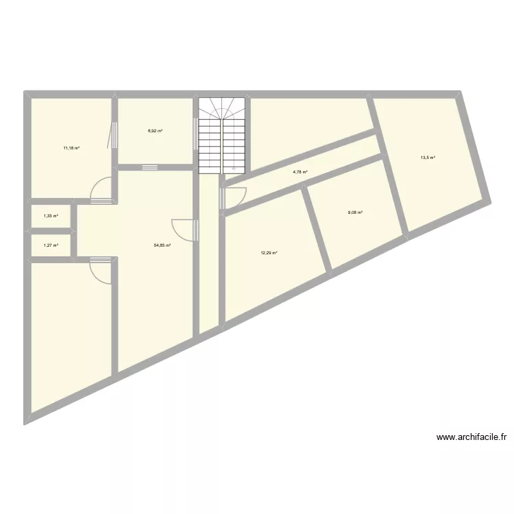 PLAN AU SOL. Plan de 9 et 115 m² PLAN AU SOL. Plan de 9 et 115 m²