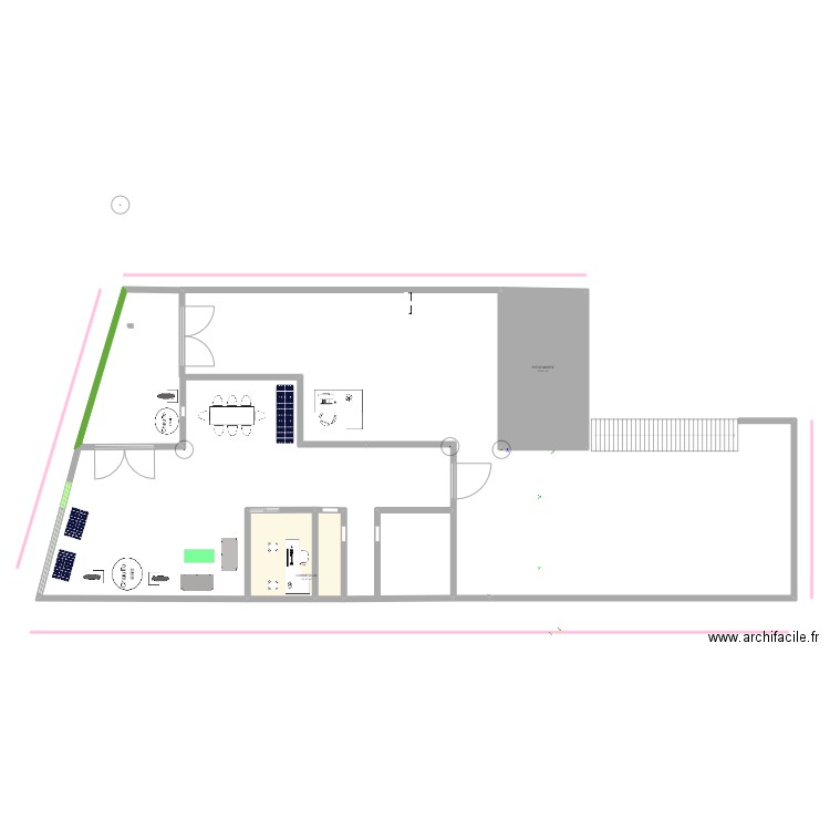Syrius plan rdc. Plan de 0 pièce et 0 m2