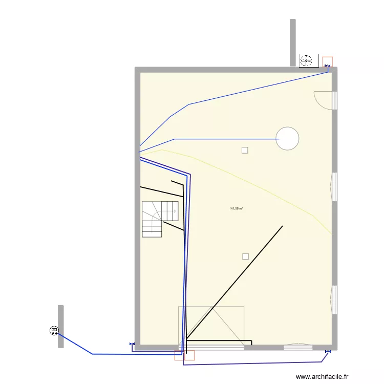 IN&Ecirc;S Garagem. Plan de 