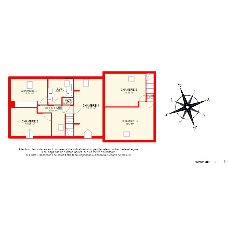 BI 18209 - . Plan de 28 pièces et 292 m2