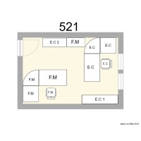 Bureau R 521 - F.MONGELLA - E.CRANSARD