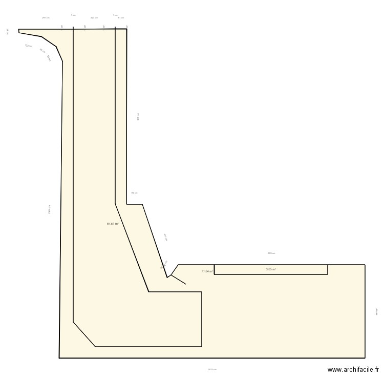 Maese. Plan de 3 pièces et 129 m2