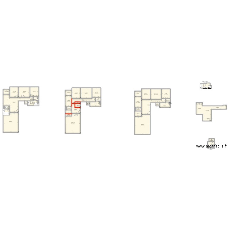 MARJI. Plan de 47 pièces et 328 m2