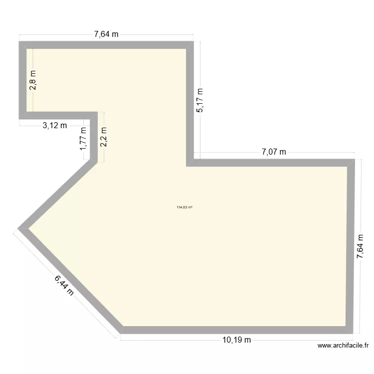 MAISON. Plan de 1 pièce et 115 m² MAISON. Plan de 1 pièce et 115 m²