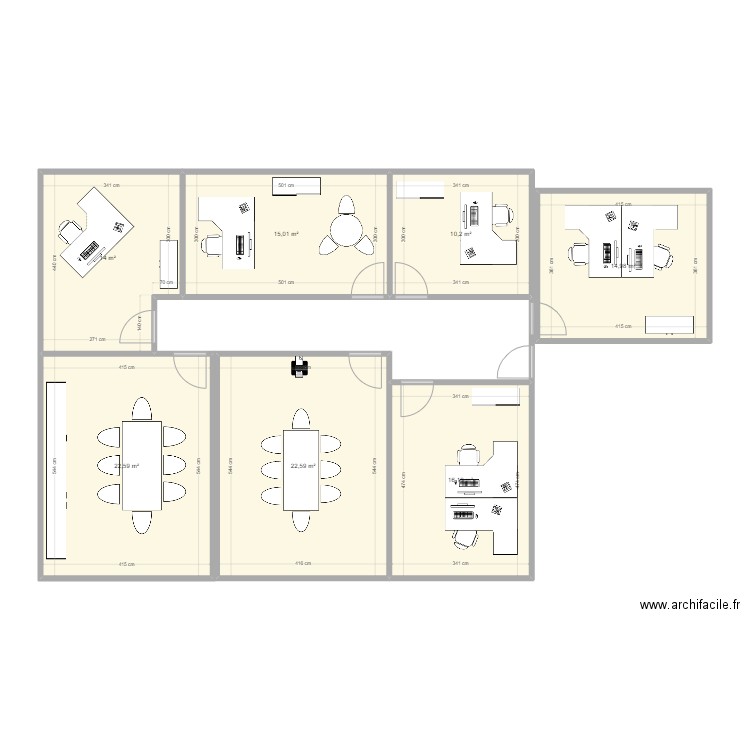 bureau management. Plan de 0 pièce et 0 m2