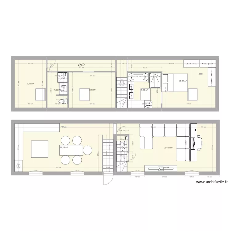 future appart nico + moi . Plan de 