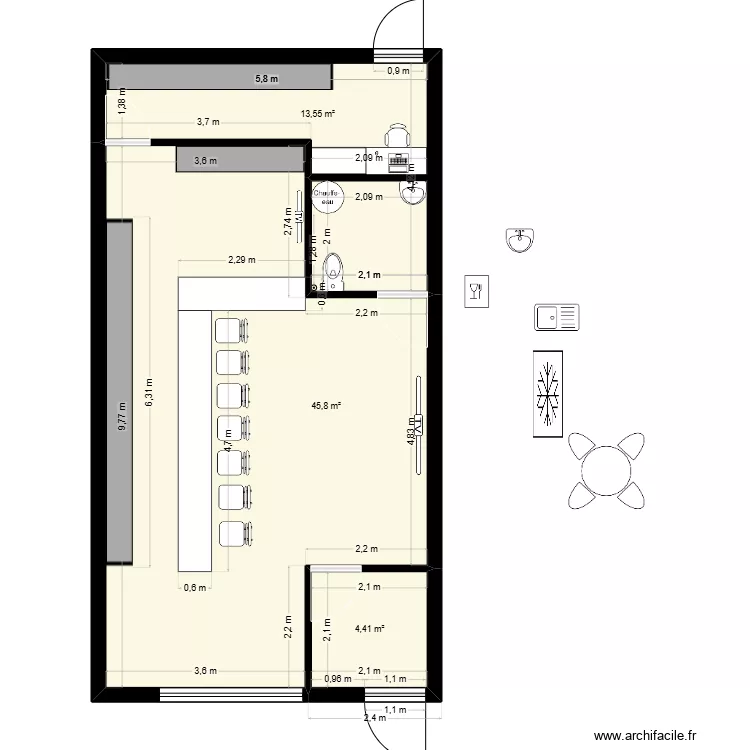 local de base 2. Plan de local de base 2. Plan de