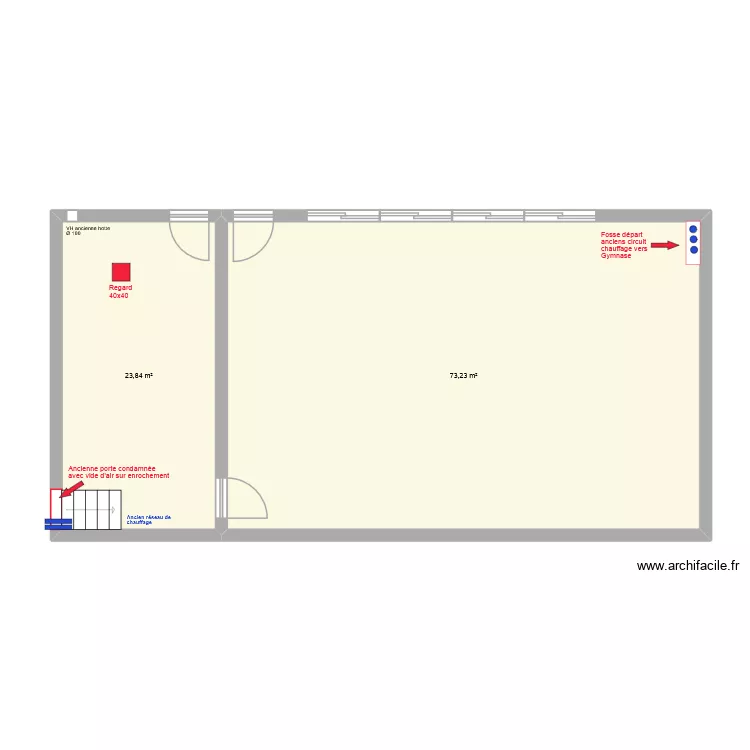 ALTI-MAUROIS (radon). Plan de 2 et 97 m² ALTI-MAUROIS (radon). Plan de 2 et 97 m²