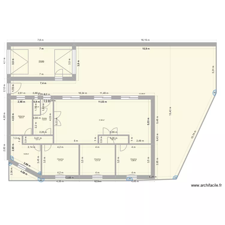 seclin 118 v4. Plan de 12  et 306 m²