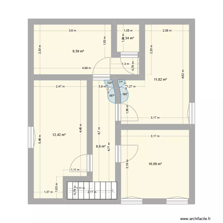 etage id&eacute;e 2. Plan de 