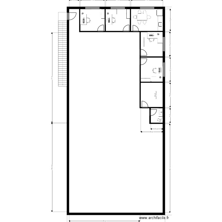 Boucher etage 3. Plan de 8 pièces et 293 m2